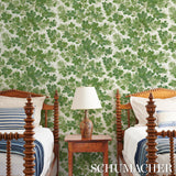 Covey Hedge Sage Green Botanical Wallpaper – Schumacher 5016072