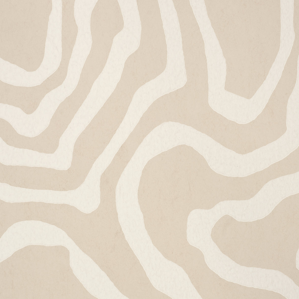 DEFEO Bone by Schumacher Modern Topographic Pattern Wallpaper – Schumacher 5016101