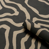 DEFEO Carbon by Schumacher Modern Topographic Surface-Printed Wallpaper – Schumacher 5016102