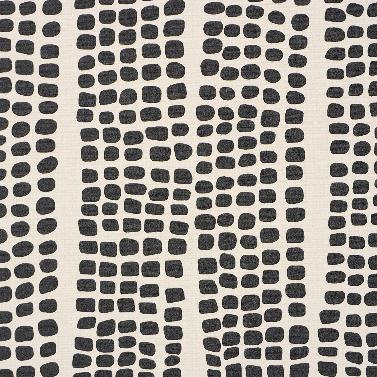 Noland Vinyl Carbon by Schumacher Embossed Abstract Stripe Performance Wallpaper – Schumacher 5016110