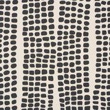Noland Vinyl Carbon by Schumacher Embossed Abstract Stripe Performance Wallpaper – Schumacher 5016110
