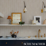 Noland Vinyl Birch by Schumacher Embossed Vinyl Performance Wallpaper – Schumacher 5016112