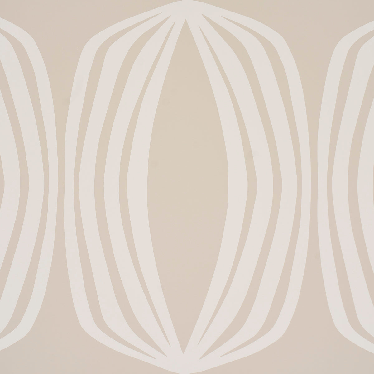 Fontana Birch Geometric Wallpaper by Schumacher – Modern Hourglass Stripe Wallcovering 5016120
