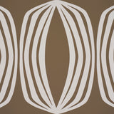 Fontana Peat Geometric Hourglass Stripe Wallpaper – Schumacher 5016121