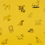 Good Dogs Everywhere Taxi-Cab Yellow by Schumacher The New Yorker Collection Wallpaper – Schumacher 5016131
