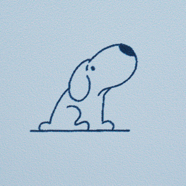 Good Dogs Everywhere Sky & Navy Blue by Schumacher The New Yorker Collection Wallpaper – Schumacher 5016132