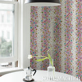 Edward Steed's Towers of Flowers Multicolor Burst Wallpaper – Schumacher 5016140