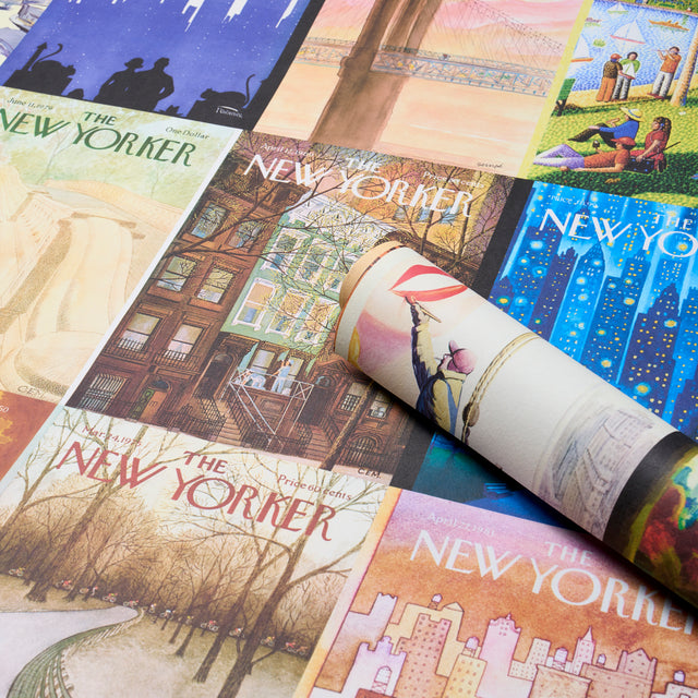 The New Yorker City-View Covers Multicolor Collage by Schumacher – 5016160