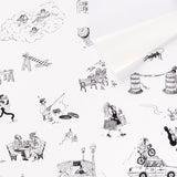 Joana Avillez's Street Scenes Black & White Peel-and-Stick Wallpaper – Schumacher 5016171