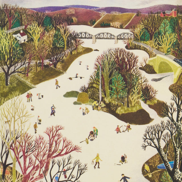 The New Yorker Seasonal Covers Multicolor by Schumacher Collage Wallpaper – Schumacher 5016180