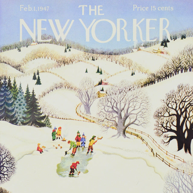 The New Yorker Seasonal Covers Multicolor by Schumacher Peel-and-Stick Collage Wallcovering – Schumacher 5016200