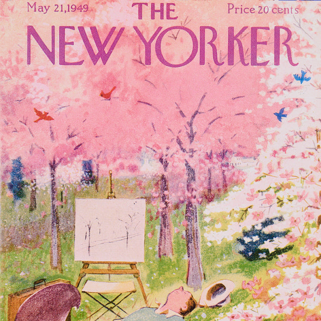 The New Yorker Seasonal Covers Multicolor by Schumacher Peel-and-Stick Collage Wallcovering – Schumacher 5016200