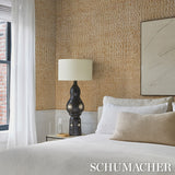Etti Waterlily Wallcovering Warm Gold by Schumacher – Patterson Flynn 5016220