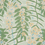 Ashbee Botanical Aqua by Schumacher Craft Revival Collection Wallpaper – Schumacher 5016250