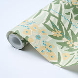 Ashbee Botanical Aqua by Schumacher Craft Revival Collection Wallpaper – Schumacher 5016250