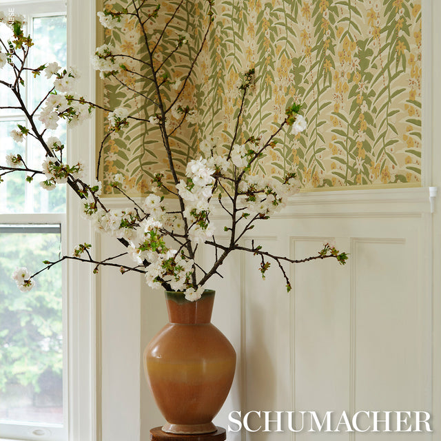 Ashbee Botanical Citron Botanical Wallpaper – Schumacher 5016251