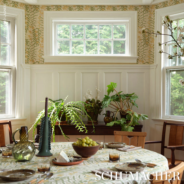Ashbee Botanical Citron Botanical Wallpaper – Schumacher 5016251