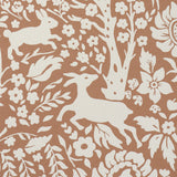 Deerfield Spice by Schumacher Whimsical Woodland Animal Wallpaper – Schumacher 5016262