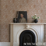 Deerfield Spice by Schumacher Whimsical Woodland Animal Wallpaper – Schumacher 5016262