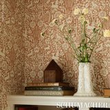 Deerfield Spice by Schumacher Whimsical Woodland Animal Wallpaper – Schumacher 5016262