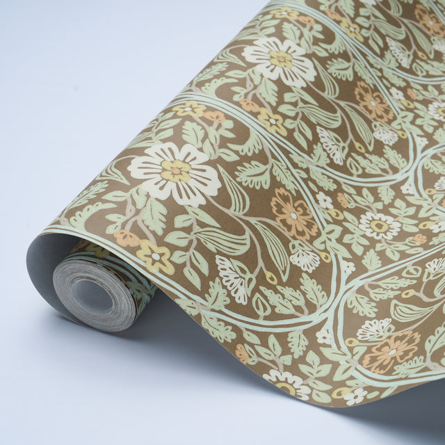 Garden Guild Sage Botanical Floral Wallpaper – Schumacher 5016272