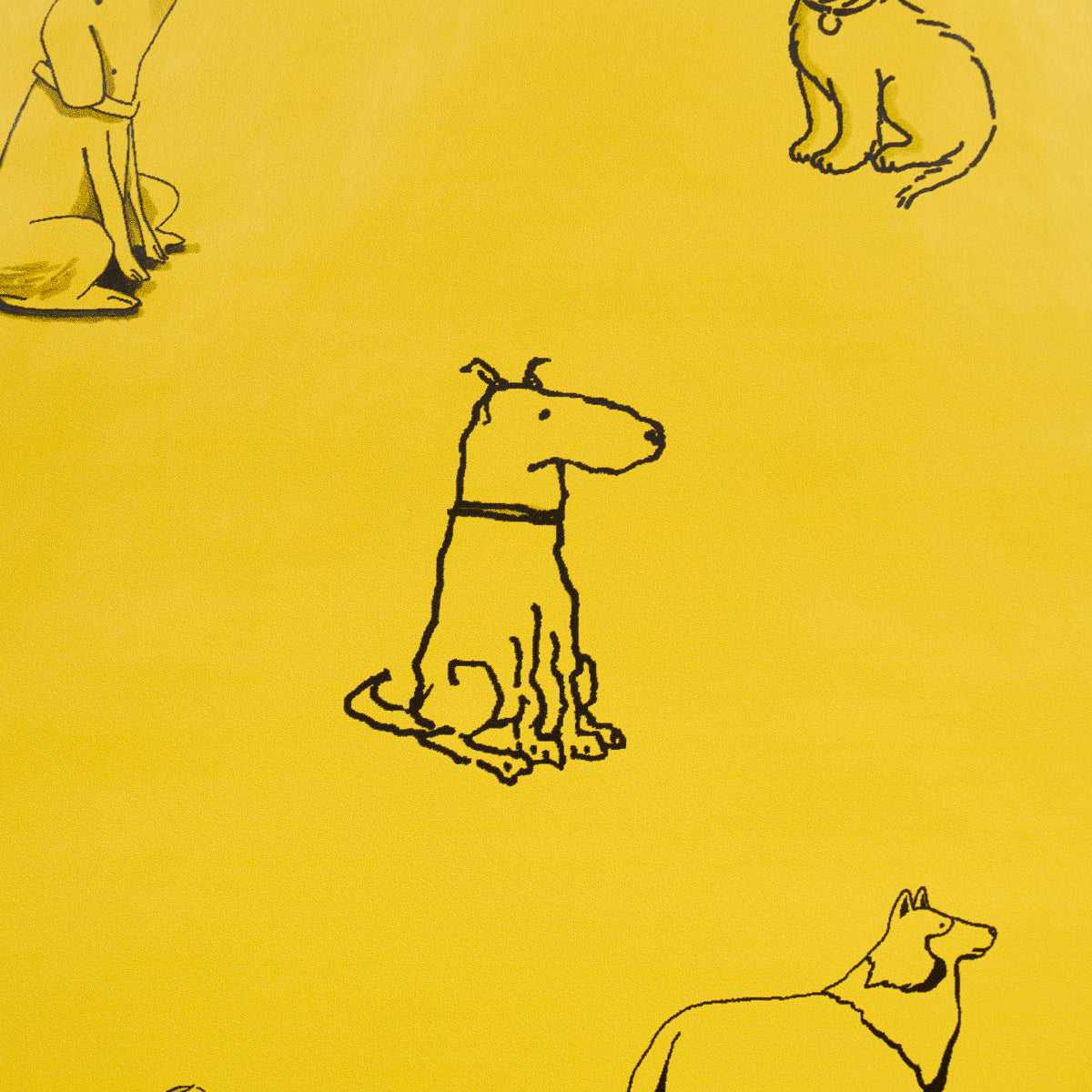 Good Dogs Everywhere Taxi-Cab Yellow by Schumacher The New Yorker Peel-and-Stick Wallpaper – 5016301
