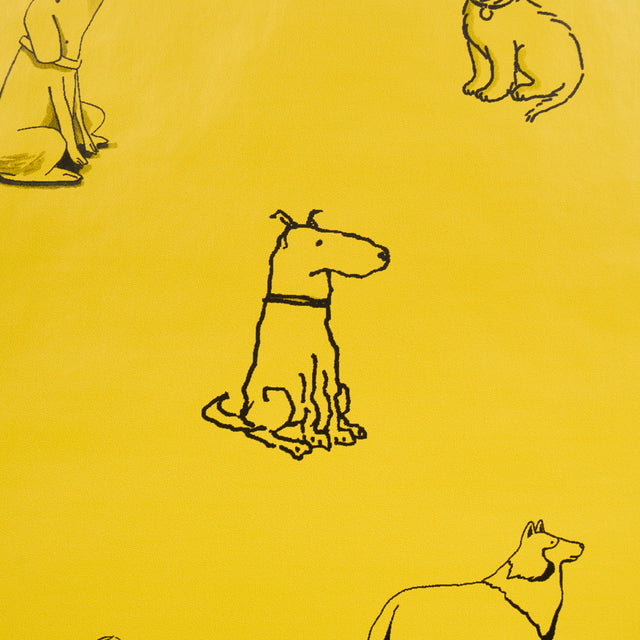 Good Dogs Everywhere Taxi-Cab Yellow by Schumacher The New Yorker Peel-and-Stick Wallpaper – 5016301