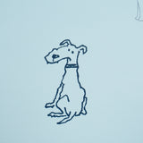 Good Dogs Everywhere Peel-and-Stick Wallpaper in Sky & Navy Blue by Schumacher – 5016302