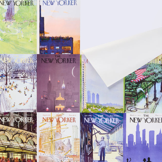 The New Yorker City-View Covers Multicolor by Schumacher Peel-and-Stick Collage Wall Mural – Schumacher 5016330