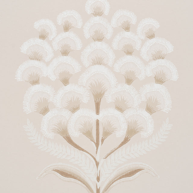 Aurelia Limestone by Schumacher Large-Scale Botanical Wallpaper – Schumacher 5016340