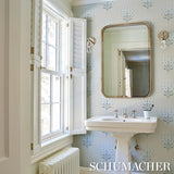 Aurelia Porcelain by Schumacher Elegant Botanical Wallpaper – Schumacher 5016341