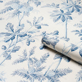 Brantwood Vine Porcelain by Schumacher Botanical Wallpaper – Schumacher 5016351