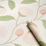 Celinda Blush Botanical Floral Wallpaper by Schumacher – 5016360