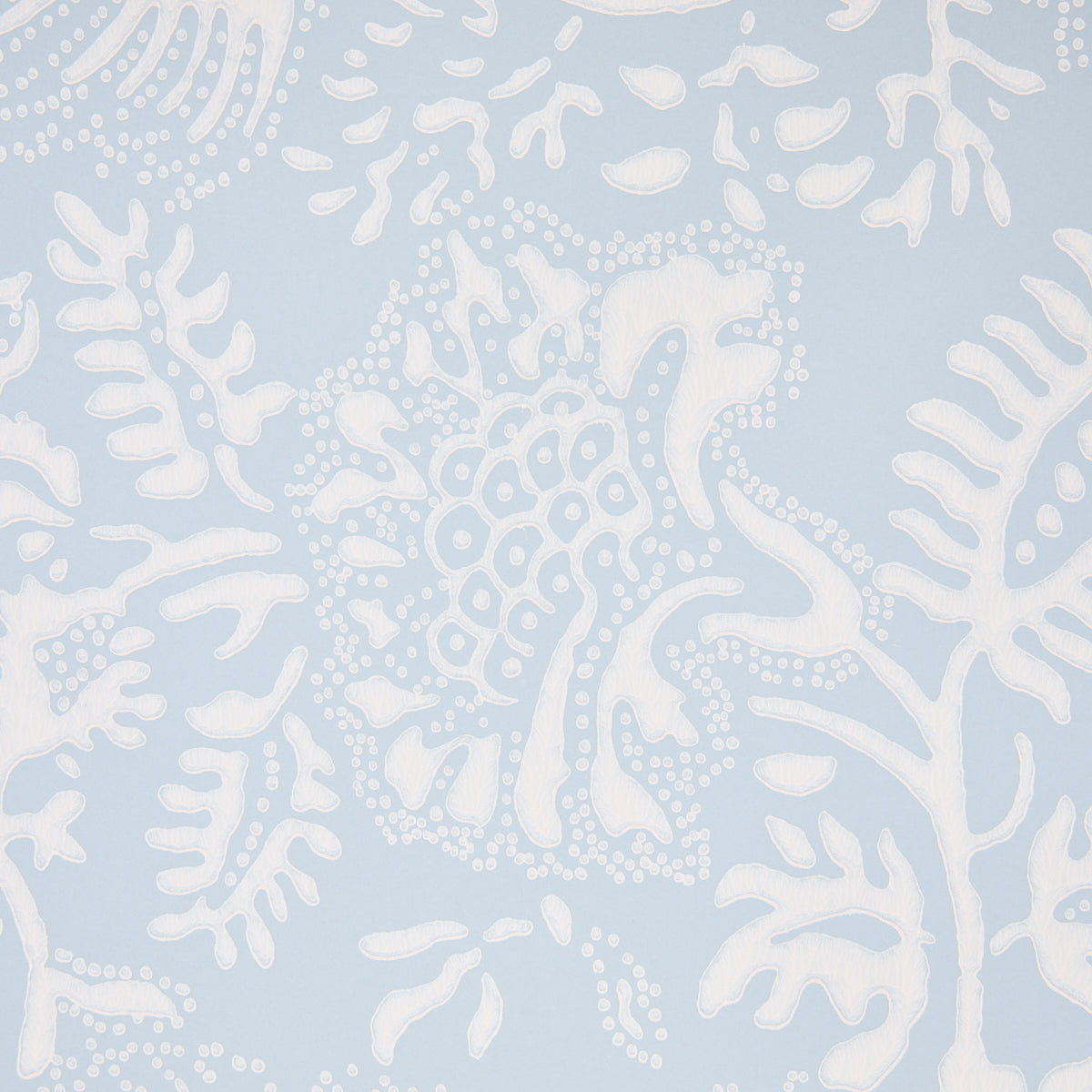Pomegranate Print Sky by Schumacher Botanical Surface-Printed Wallpaper – Schumacher 5016370