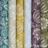 Pomegranate Print Sky by Schumacher Botanical Surface-Printed Wallpaper – Schumacher 5016370