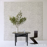 Leaf Bloom Charcoal by Schumacher Modern Organic Wallpaper – Schumacher 5016390