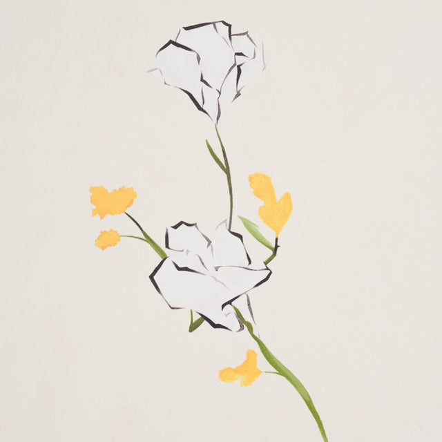 Alex's Floral Daffodil by Schumacher Painterly Floral Wallpaper – Schumacher 5016400