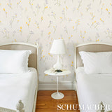 Alex's Floral Daffodil by Schumacher Painterly Floral Wallpaper – Schumacher 5016400
