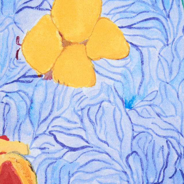 Frank's Garden Botanical Wallpaper in Yellows by Schumacher Design Lab – Schumacher 5016420