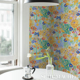 Frank's Garden Botanical Wallpaper in Yellows by Schumacher Design Lab – Schumacher 5016420