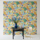 Frank's Garden Botanical Wallpaper in Yellows by Schumacher Design Lab – Schumacher 5016420