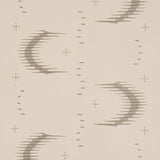Aristelle Warm Silver by Schumacher Abstract Geometric Wallpaper – Schumacher 5016470