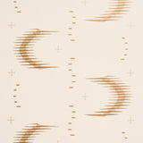 Aristelle Bronze Abstract Geometric Ikat Stripe Wallpaper – Schumacher 5016471
