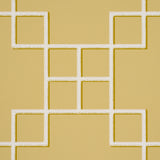 Georgette Trellis Buttercup by Schumacher Geometric Lattice Wallpaper – Schumacher 5016500
