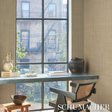 Blonde Raffia Wheat by Schumacher Perennial Favorites Collection Refined Woven Wallpaper – Schumacher 5016510
