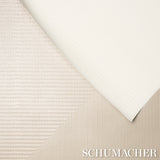 Hand Combed Triangles White by Schumacher Modern Geometric Wallpaper – Schumacher 5016521