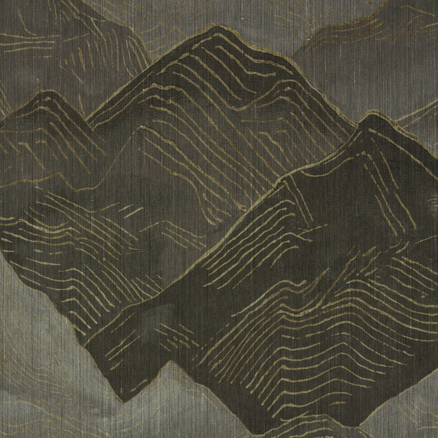 Atmospheric Landscape Panel Set Misty Mountains by Schumacher Scenic Mountain Wall Mural – Schumacher 5016530