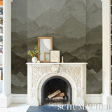 Atmospheric Landscape Panel Set Misty Mountains by Schumacher Scenic Mountain Wall Mural – Schumacher 5016530