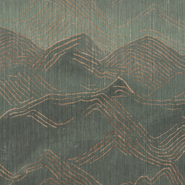 Atmospheric Landscape Panel Set Verdant Vista Scenic Mountain Wallpaper – Schumacher 5016531