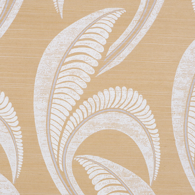 Banana Leaf Sisal Oatmeal by Neisha Crosland Botanical Wallpaper – Schumacher 5016550